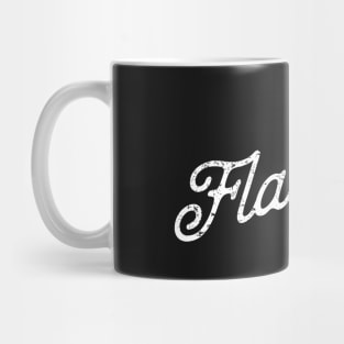 Flathead Hot Rod white print Mug